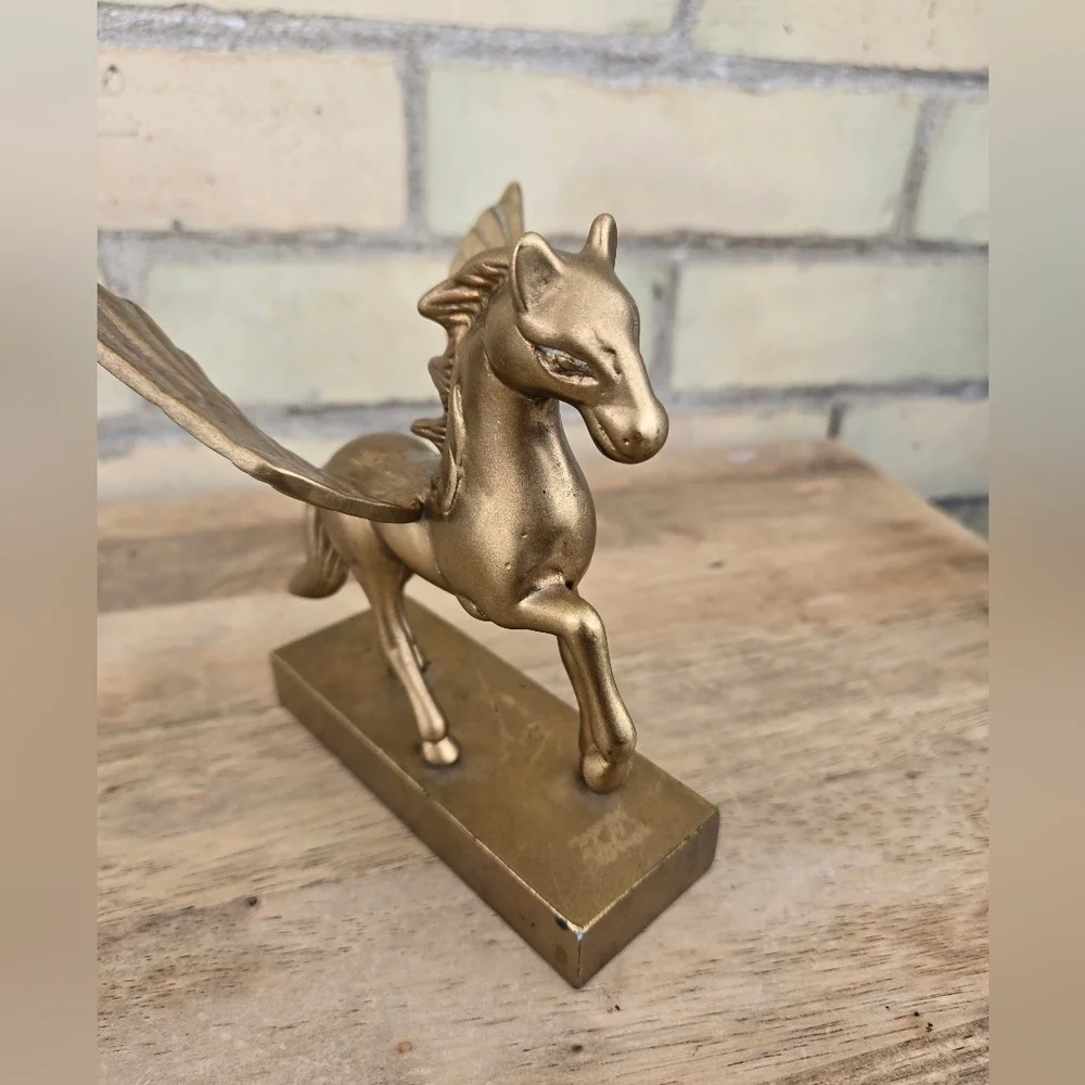 Vintage Brass Pegasus - Picture 2 of 8